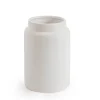 Ceramic Dimi Matte White Vase (17cmx25cmH)
