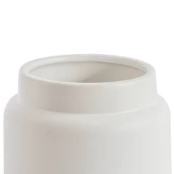 Ceramic Dimi Matte White Vase (17cmx25cmH)
