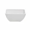 Ceramic Flora Taper Rectangle Pot 18x12x9cmH White