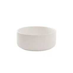 Ceramic Modern Bowl Matte White (20x8.3cmH)