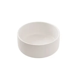 Ceramic Modern Bowl Matte White (20x8.3cmH)