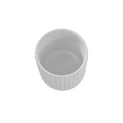 Ceramic Mykonos Muse Vase Matte White (8x8x9cmH)