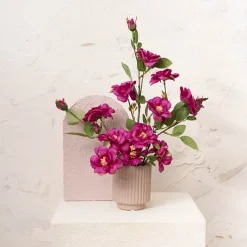 Ceramic Mykonos Muse Vase Matte Nude (8x8x9cmH)