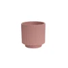 Ceramic Mykonos Muse Vase Matte Blush Pink (11.5x11.5cmH)