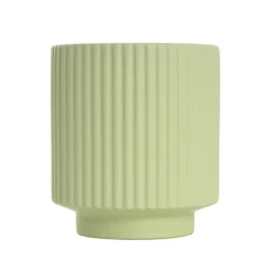 Ceramic Mykonos Muse Vase Matte Sage (14x14x14cmH)