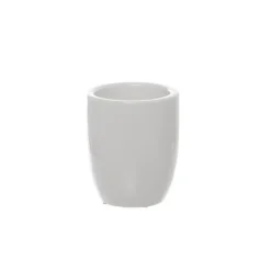 Ceramic Orchid Pot Small White (9.5cmDx11cmH)