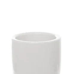 Ceramic Orchid Pot Small White (9.5cmDx11cmH)