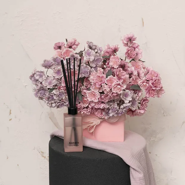 Cherry Blossom Branch Spray Dusty Pink (103cmH)