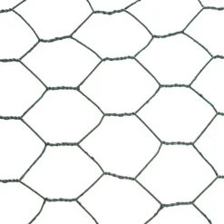 Chicken Wire Coated Florist Roll HexNet (30cmx20m) Green