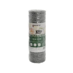 Chicken Wire Florist Rolls HexNet 24g (30cmx20m) Silver