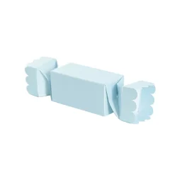 Chocolate Lolly BonBon Box Baby Blue Pack 20 (40x40x80mmH)