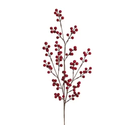 Christmas Berry Long Stem Spray Red (85cmH)