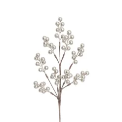 Christmas Berry Spray Champagne (43cmH)