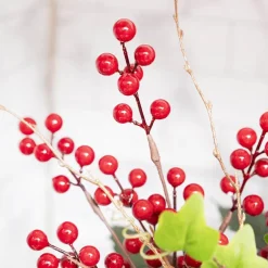 Christmas Berry Spray Red (43cmH)