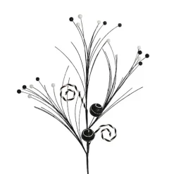 Christmas Candy Bauble Spray Black (80cmH)