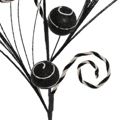 Christmas Candy Bauble Spray Black (80cmH)