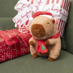Christmas Capybara George Plush Toy Brown (22cmST)