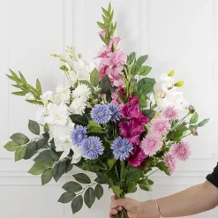 Chrysanthemum x 7 Head Spray White (83cmH)