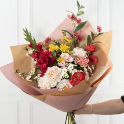 Chrysanthemum x 7 Head Spray Yellow (83cmH)