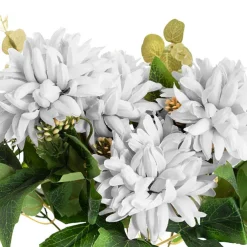 Chrysanthemum x 7 Heads Bouquet White (11cmDx48cmH)