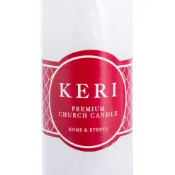 Church Pillar Candle White (5x30cmH) 76Hr