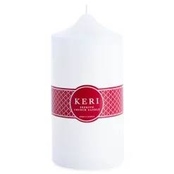 Church Pillar Candle White (10x20cmH)