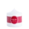 Church Pillar Candle White (10x10cmH)