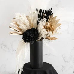 Claire Hydrangea Short Stem Black (52cmH)