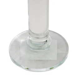 Classic Crystal Glass Candle Holder Clear (32cmH)