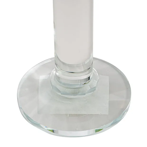 Classic Crystal Glass Candle Holder Clear (32cmH)