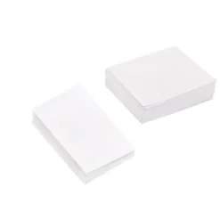 Classic Folded Card & Envelope Blank White Pack 25(10cmx6.5)