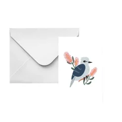 Classic Gift Card & Envelope Kookaburra Pk25 (6.5x10cmH)