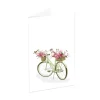 Classic Gift Card & Envelope Garden Bike Pk25 (6.5x10cmH)