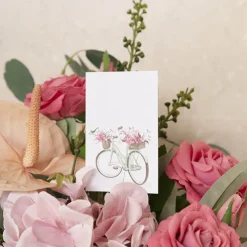 Classic Gift Card & Envelope Garden Bike Pk25 (6.5x10cmH)