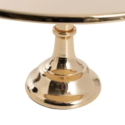 Classic Metal Cake Stand Chrome Gold (40cmDx25cmH)