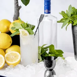 Cocktail Shaker 5PC Set Metallic Black