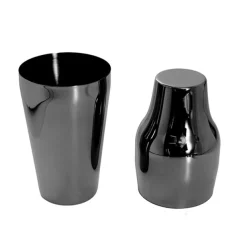 Cocktail Shaker 5PC Set Metallic Black