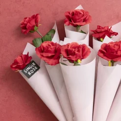 Coloured Cellophane 40 micron Dusty Pink (50x70cm) Pack 150