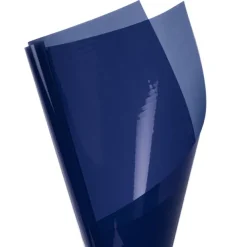 Coloured Cellophane 40 micron Navy Blue (50x70cm) Pack 150