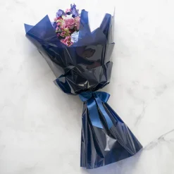 Coloured Cellophane 40 micron Navy Blue (50x70cm) Pack 150