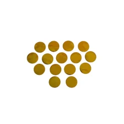 Confetti Round Shape 25g Bag (1.5cmD) Gold