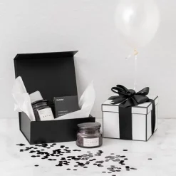 Confetti Round Shape 25g Bag (1.5cmD) Metallic Black