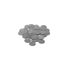 Confetti Round Shape 25g Bag (1.5cmD) Silver