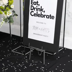 Confetti Round Shape 15g Bag (1cmD) Silver