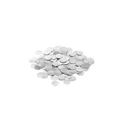 Confetti Round Shape 15g Bag (1cmD) Silver