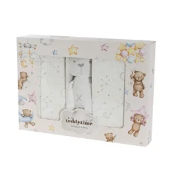 Constellation Print 100% Cotton Baby Gift Box Set 8 White