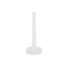 Contemporary Fluted Taper Dinner Candle (10Dx25cmH) White