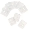 Corsage Bracelet Buckle Pack 10 Clear (3.8x3.2cmH)