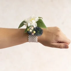 Corsage Bracelet Buckle Pack 10 Clear (3.8x3.2cmH)