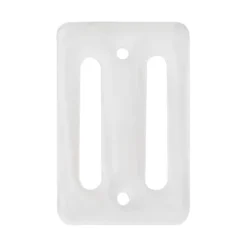 Corsage Wrist Bracelet Buckle Pack 10 Clear (3x4.5cmH)